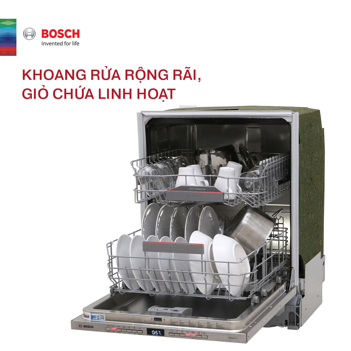 Máy rửa bát Bosch SMV4HBX00N Serie 4 giá tốt